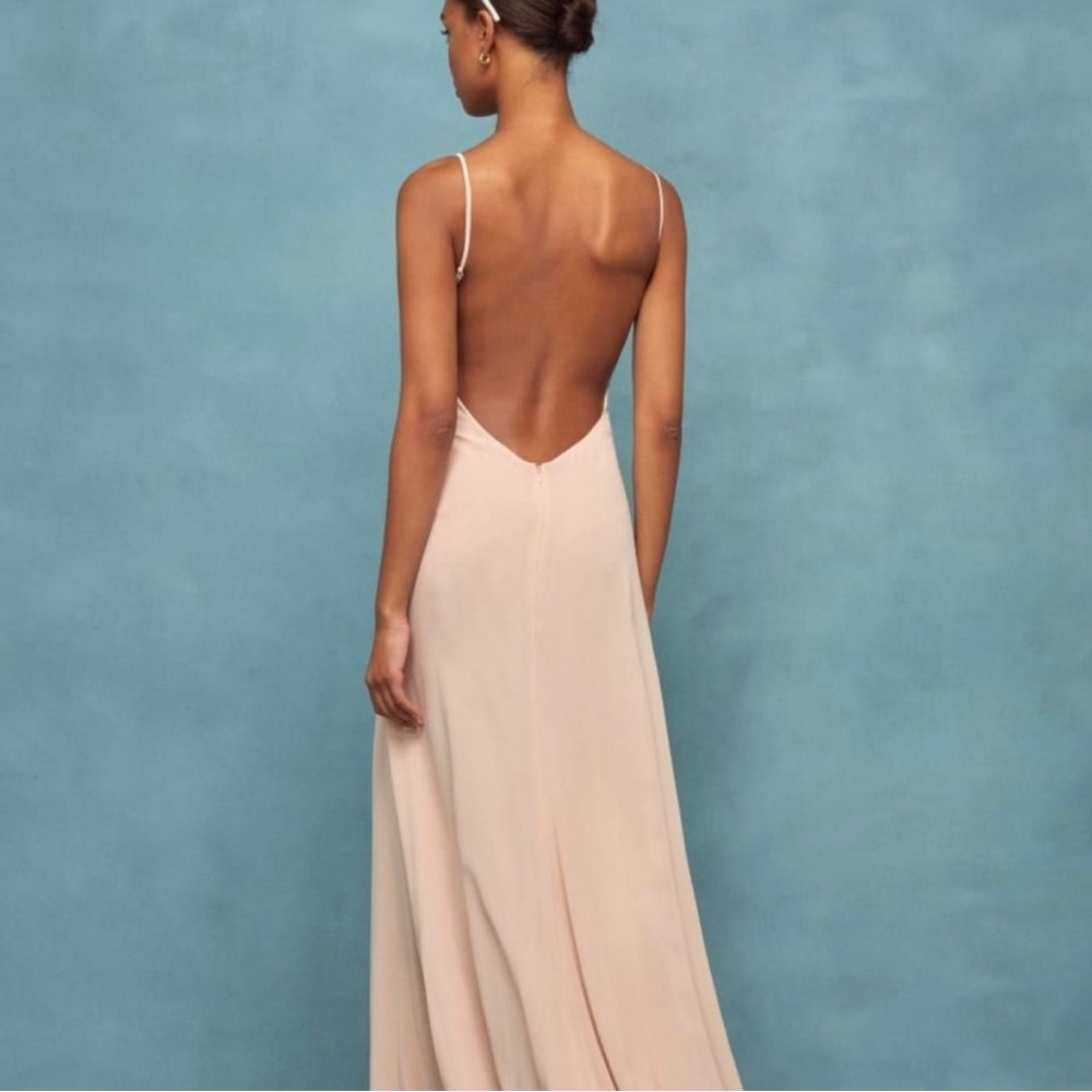 Reformation Modena dress champagne size 6 NWT